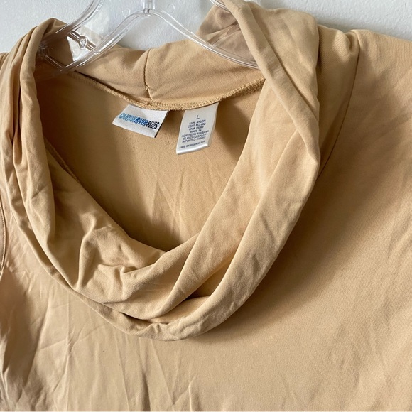 Canyon River Blues Western Beige Scoop Neck Sleeveless Blouse, Large - Picture 3 of 3